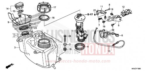 FUEL TANK FES125AC de 2012